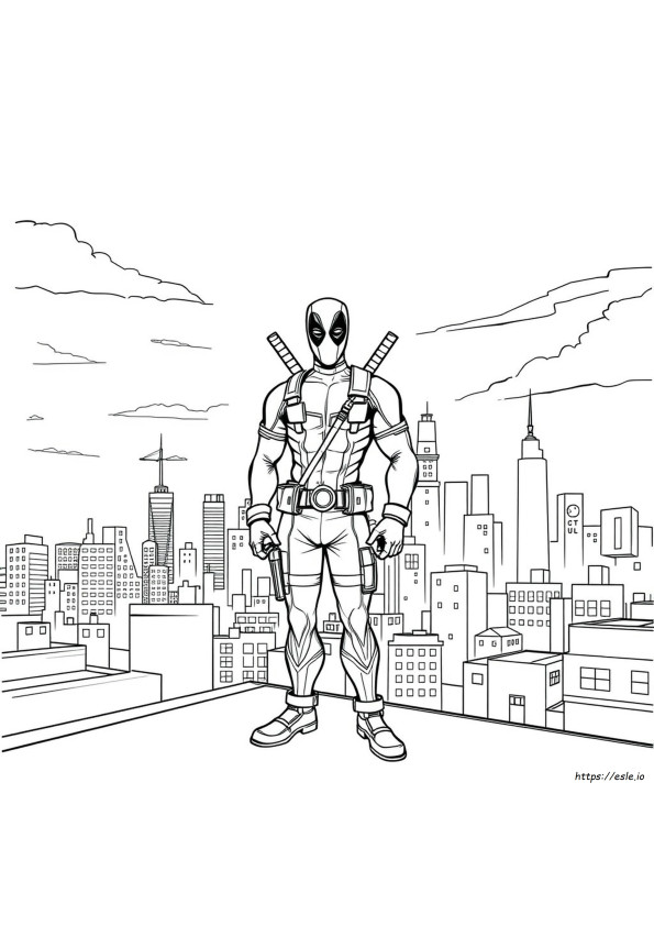 Deadpool Boyama