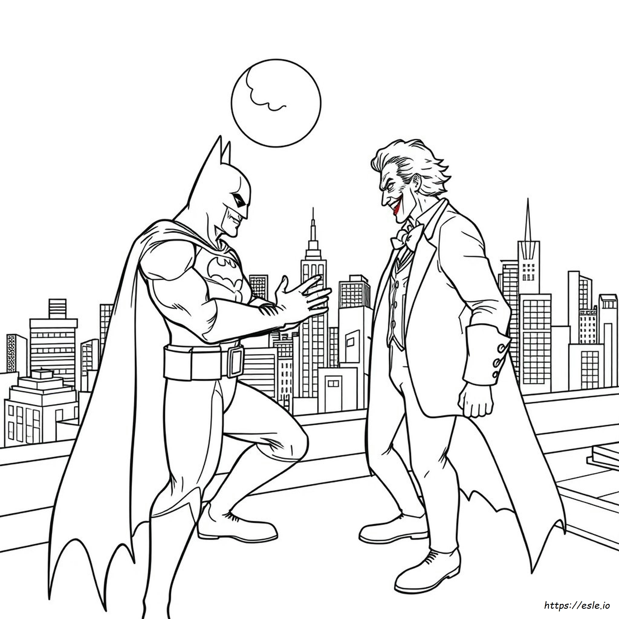Batman Joker Da Colorare