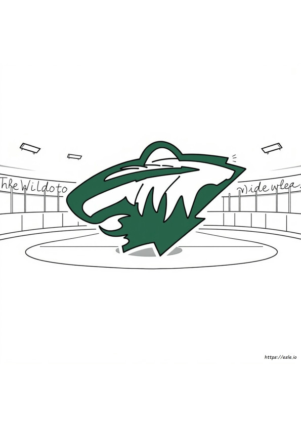 Logo Minnesota Wild Gambar Mewarnai