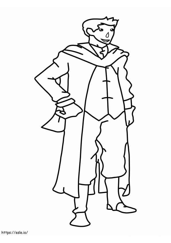 Amon The Legend Of Korra coloring page