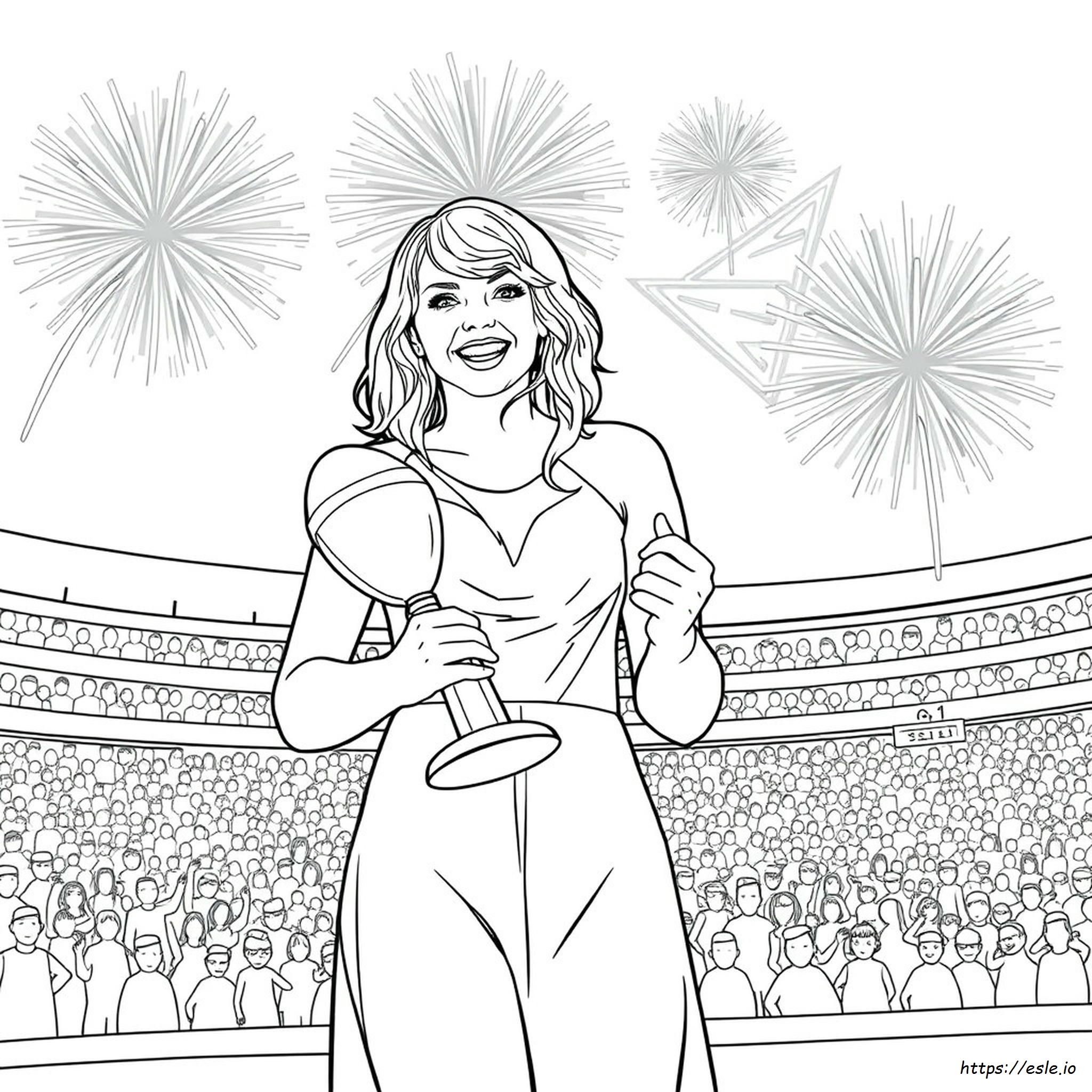 Taylor Swift Super Bowl Disegni Da Colorare