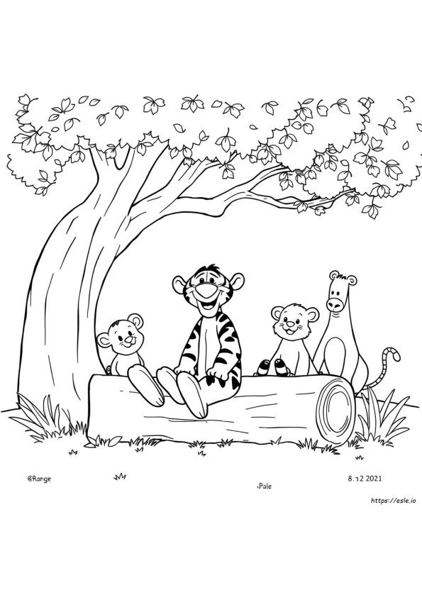 Orange From Rainbow Friends Coloring Page
