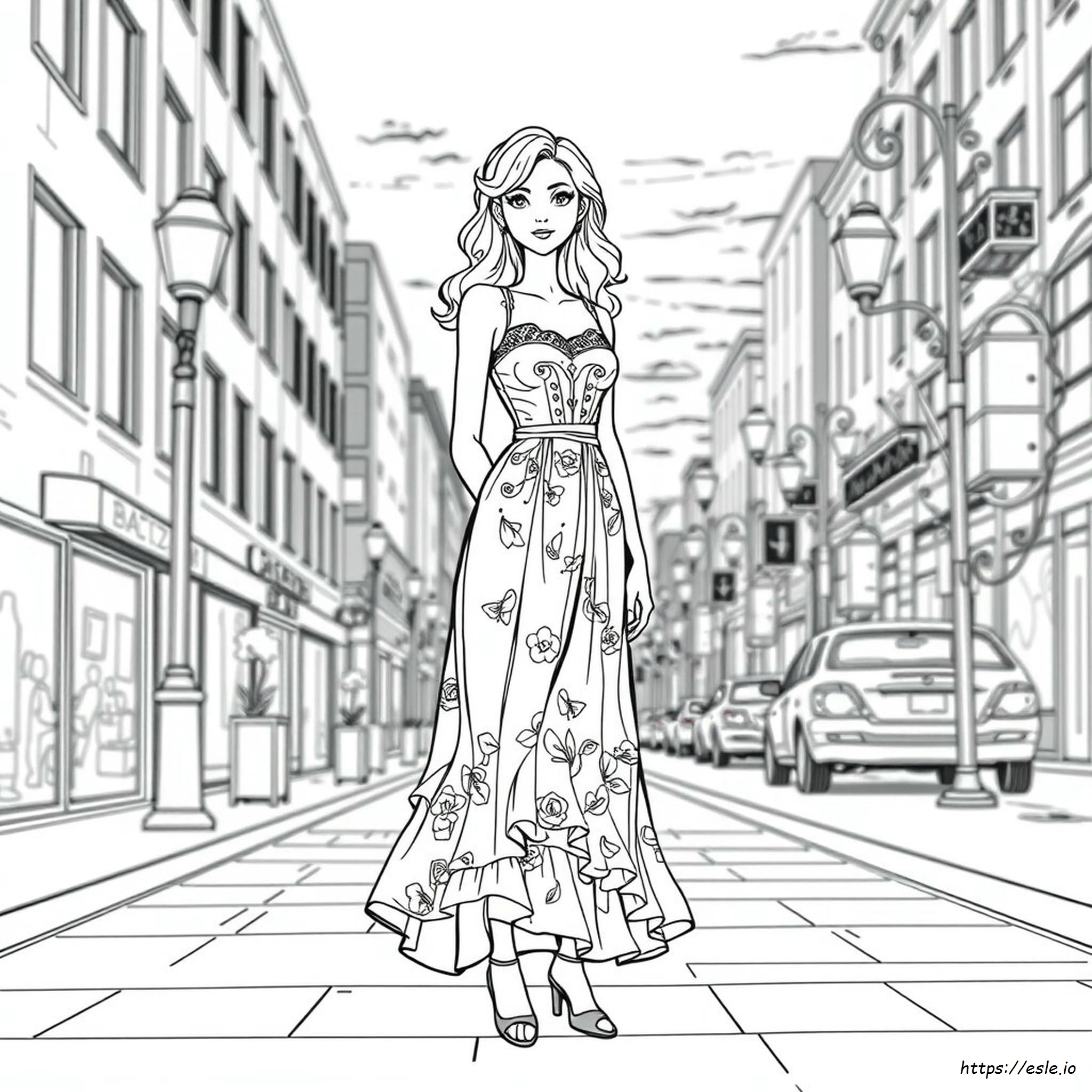 Vestidos Realistas Para Colorear