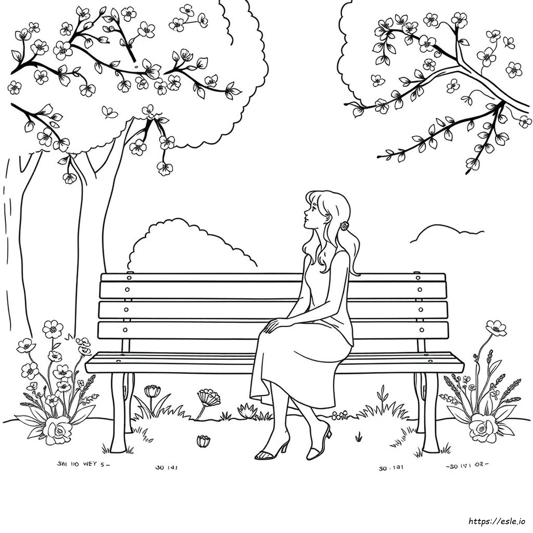 Coloring Woman