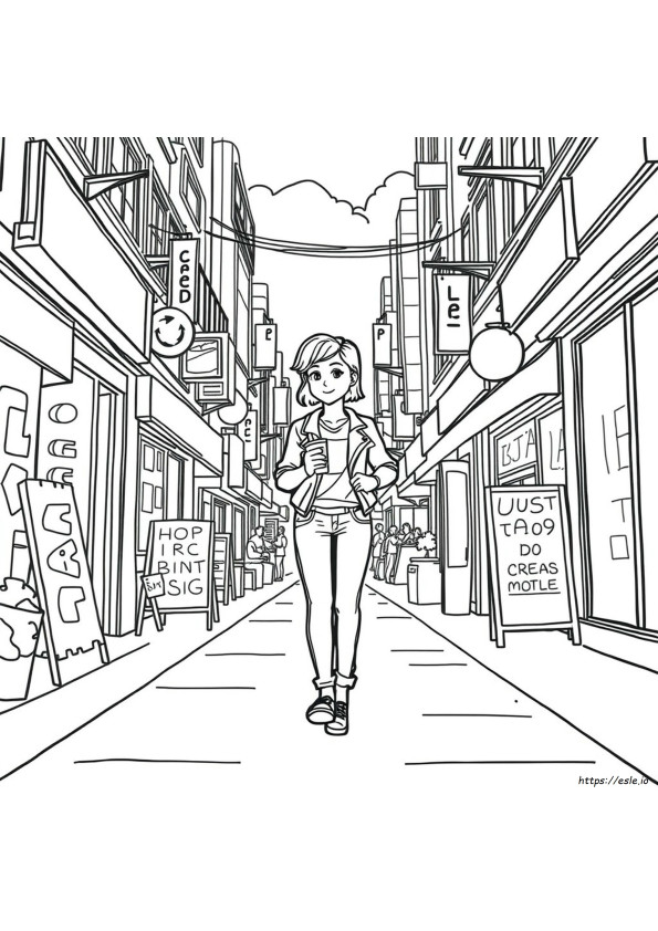 Hustle Gambar Mewarnai