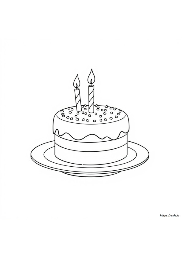 Gambar Mewarnai Kue
