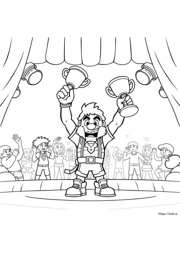 Kolorowanki Brawl Stars Leon