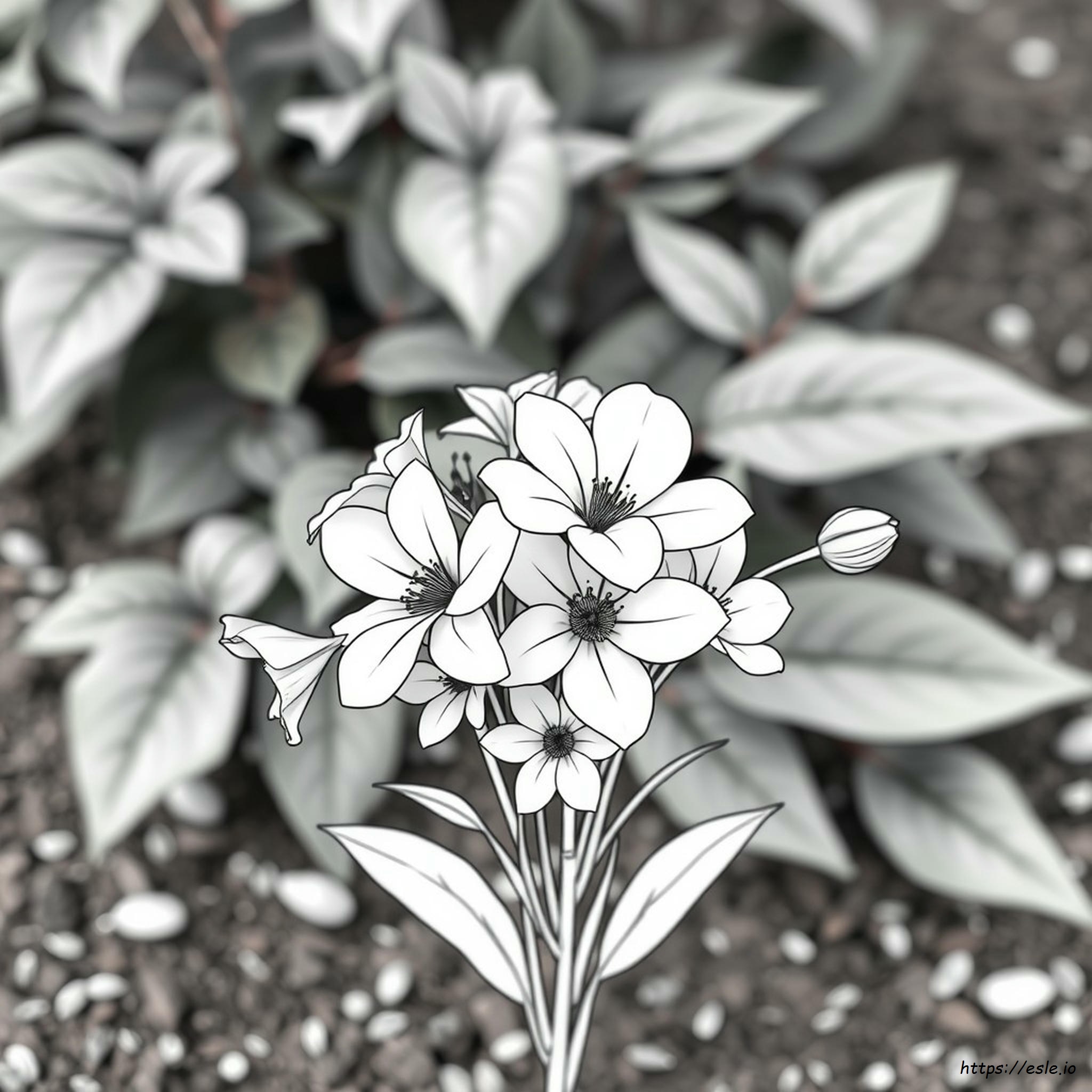 Páginas Realistas Para Colorear De Flores