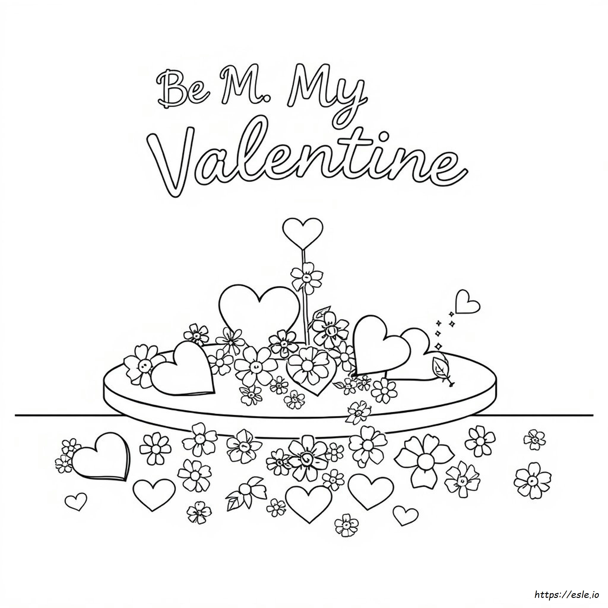 Pagette Di San Valentino Da Colorare