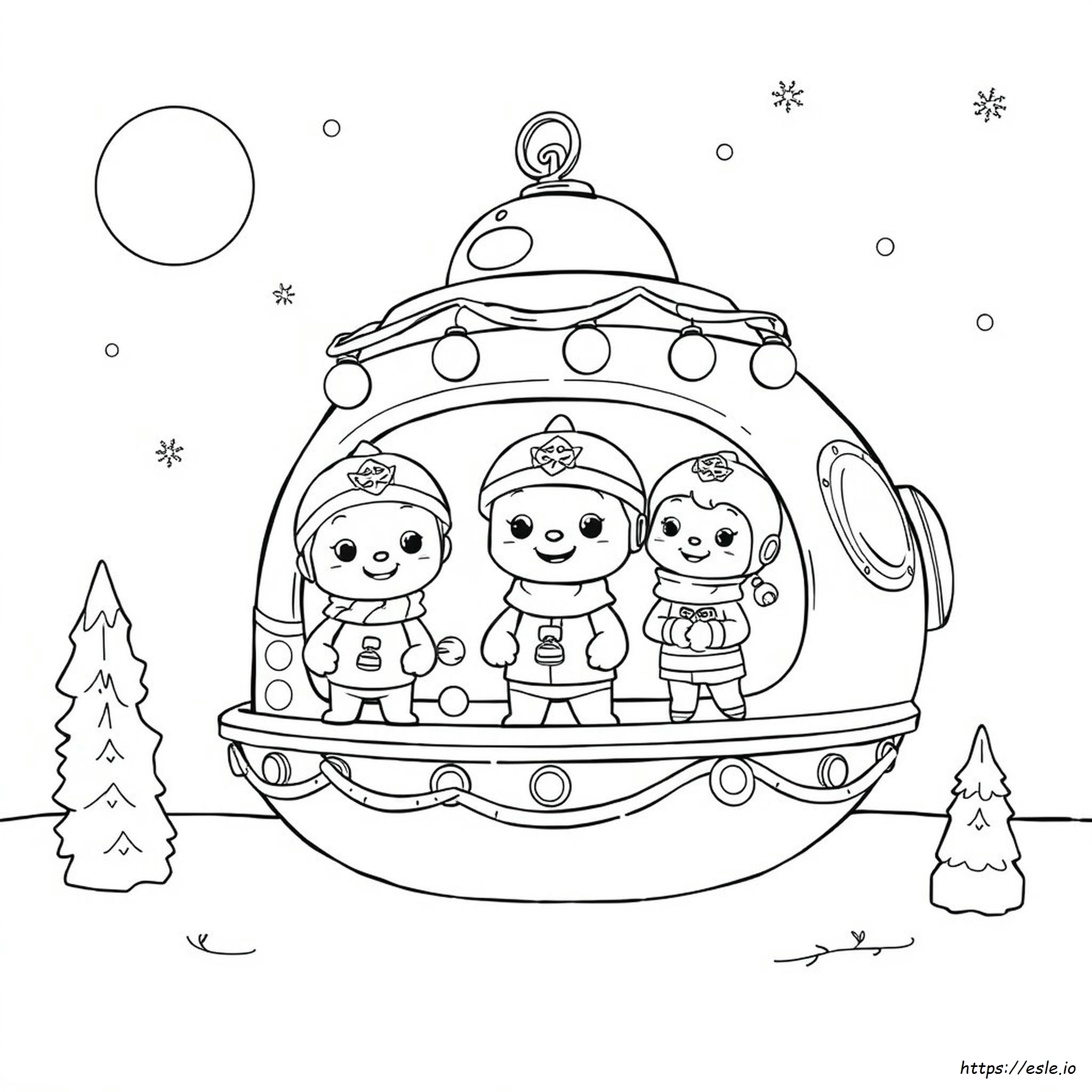 Oktonauten Weihnachten Ausmalbilder