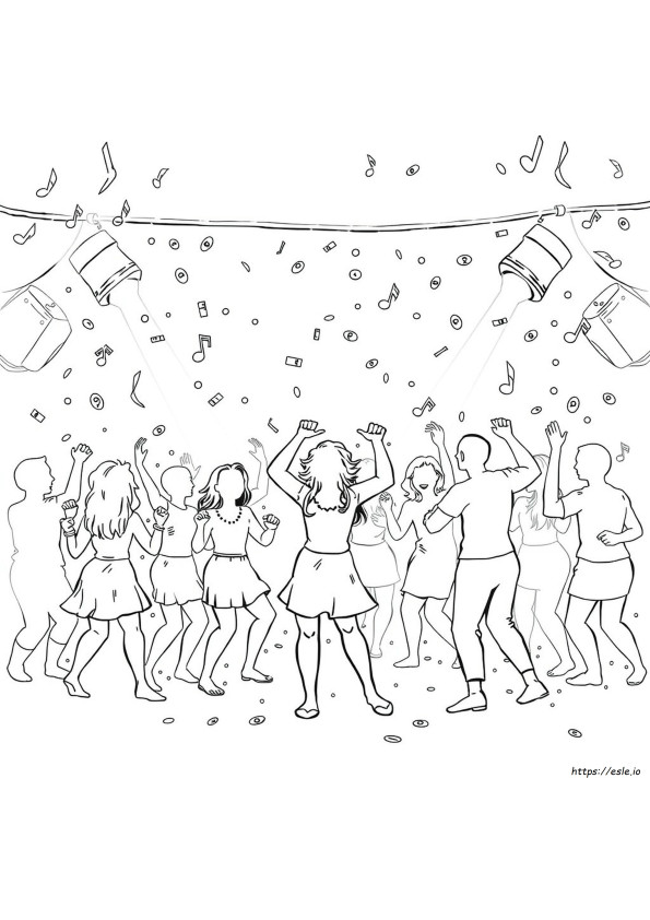 Gambar Mewarnai Rave