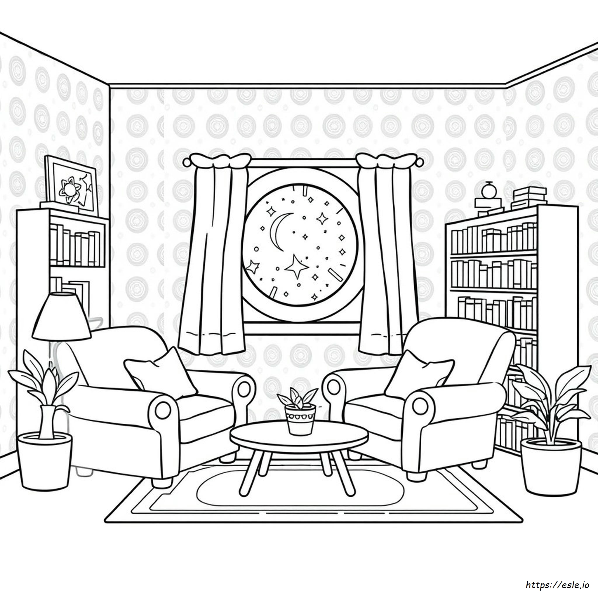 Living Room Colouring