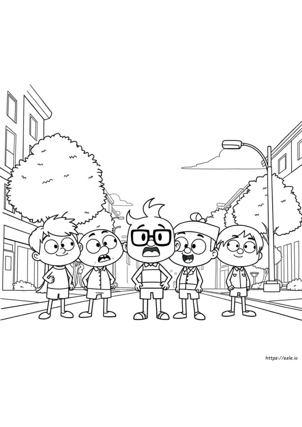Regular Show Nyomtatható Színező Oldalak