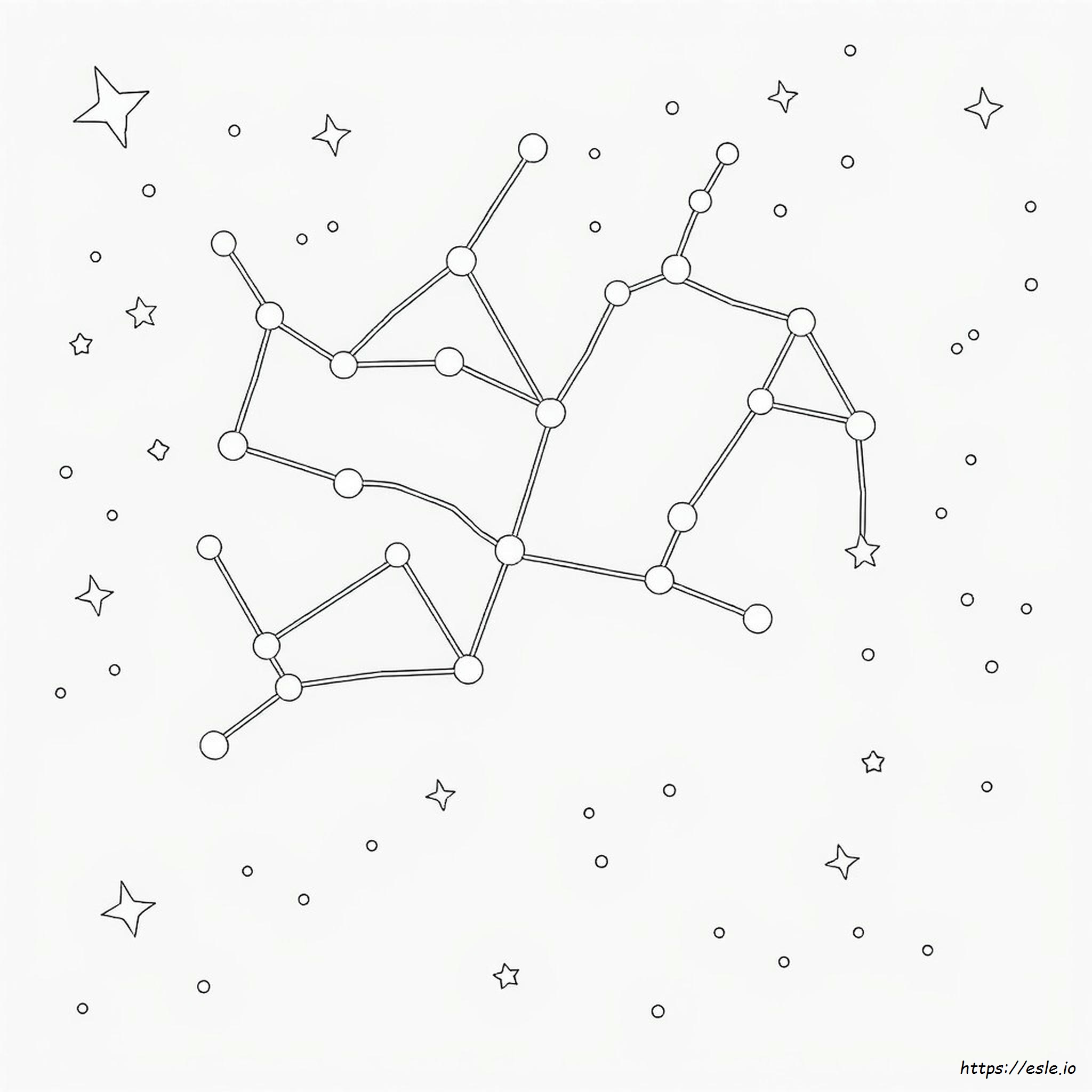Costellazioni Da Colorare E Stampare