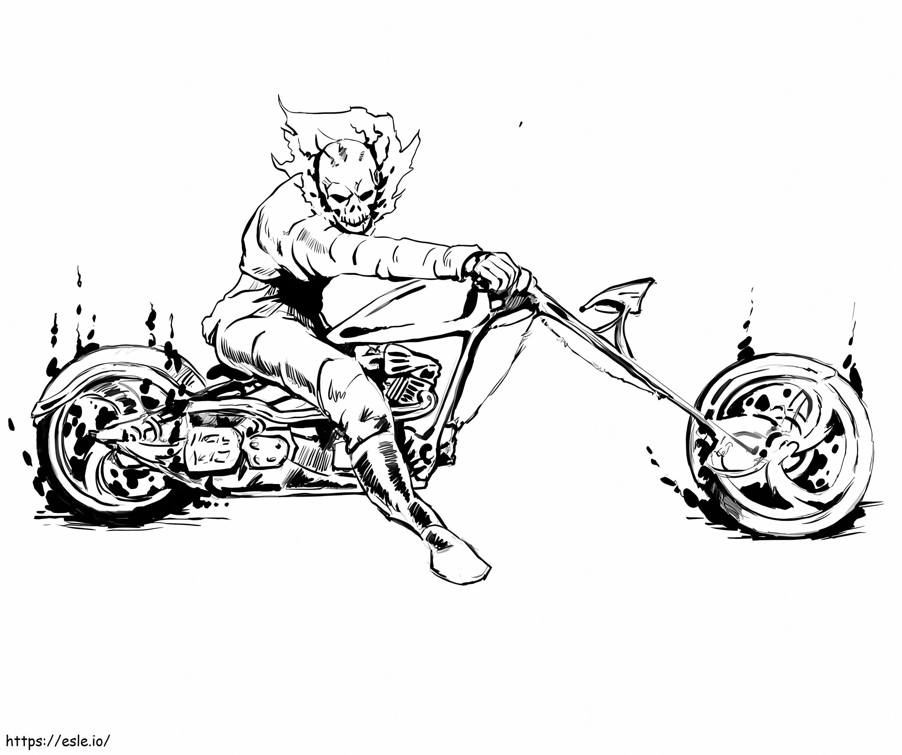 Ghost Rider 10 ausmalbilder