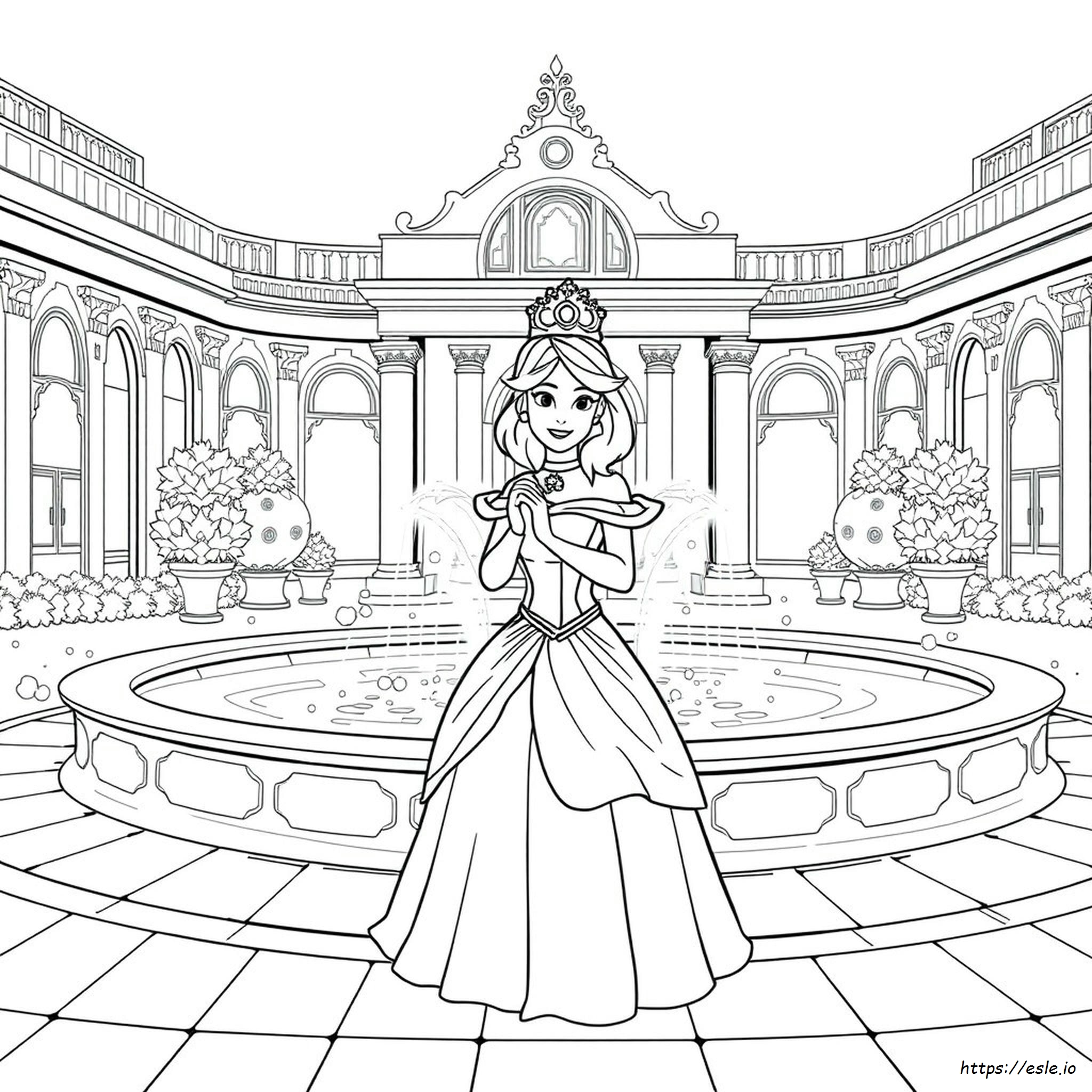ディズニー プリンセス ぬりえ 無料