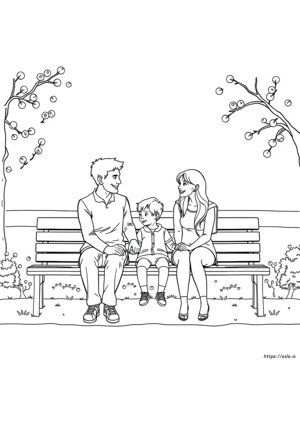 Parents Colouring Pages