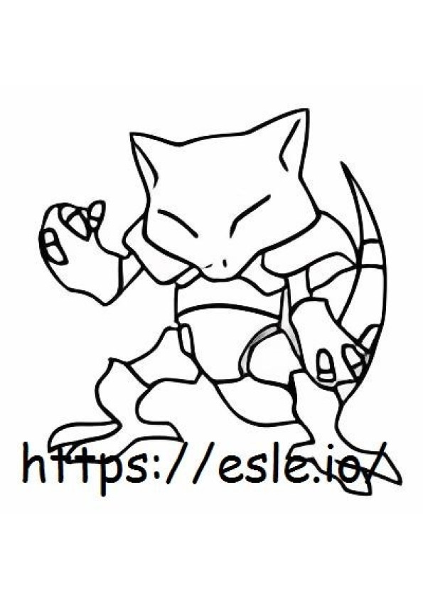 Abra coloring page