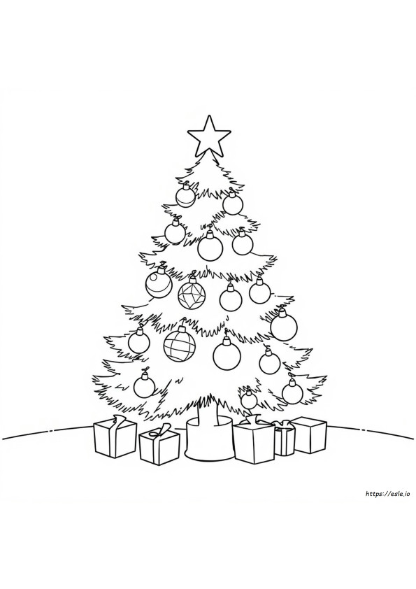 Christmas Ornaments Colouring Pages