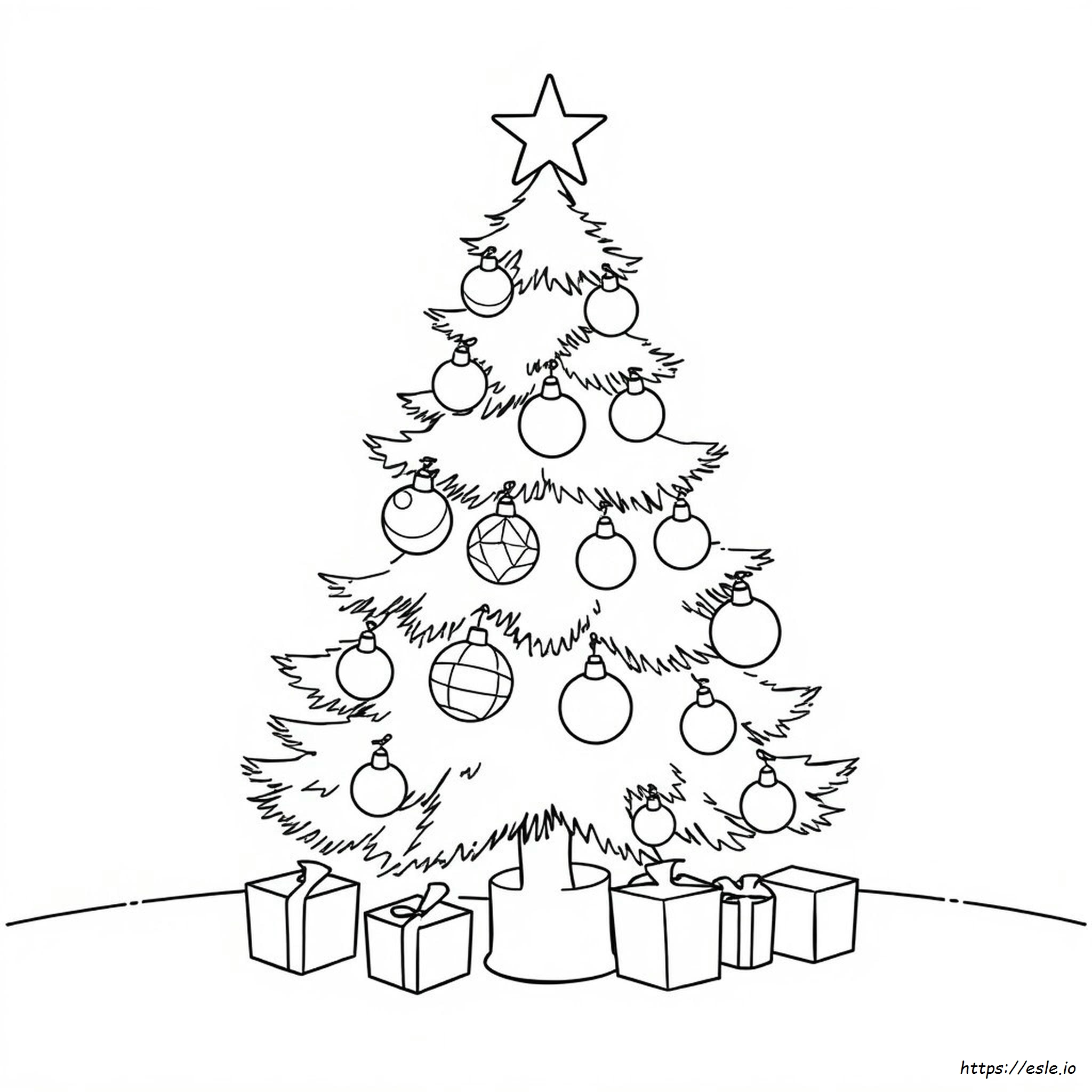 Adornos Navideños Para Colorear
