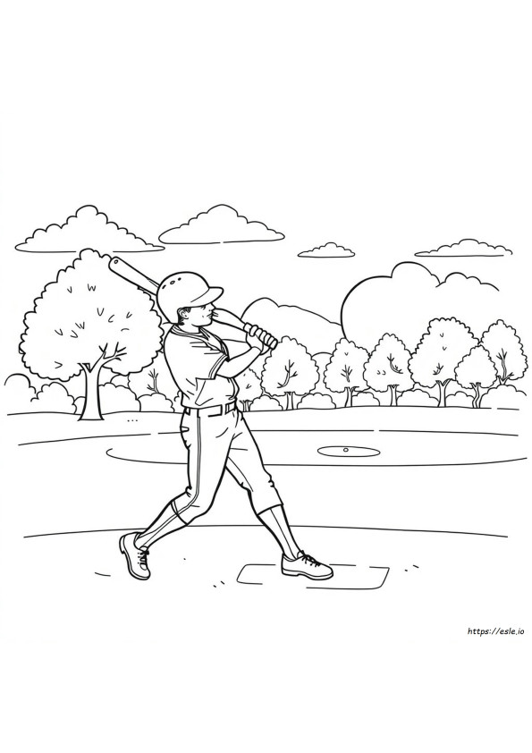 Immagini Di Softball Da Colorare