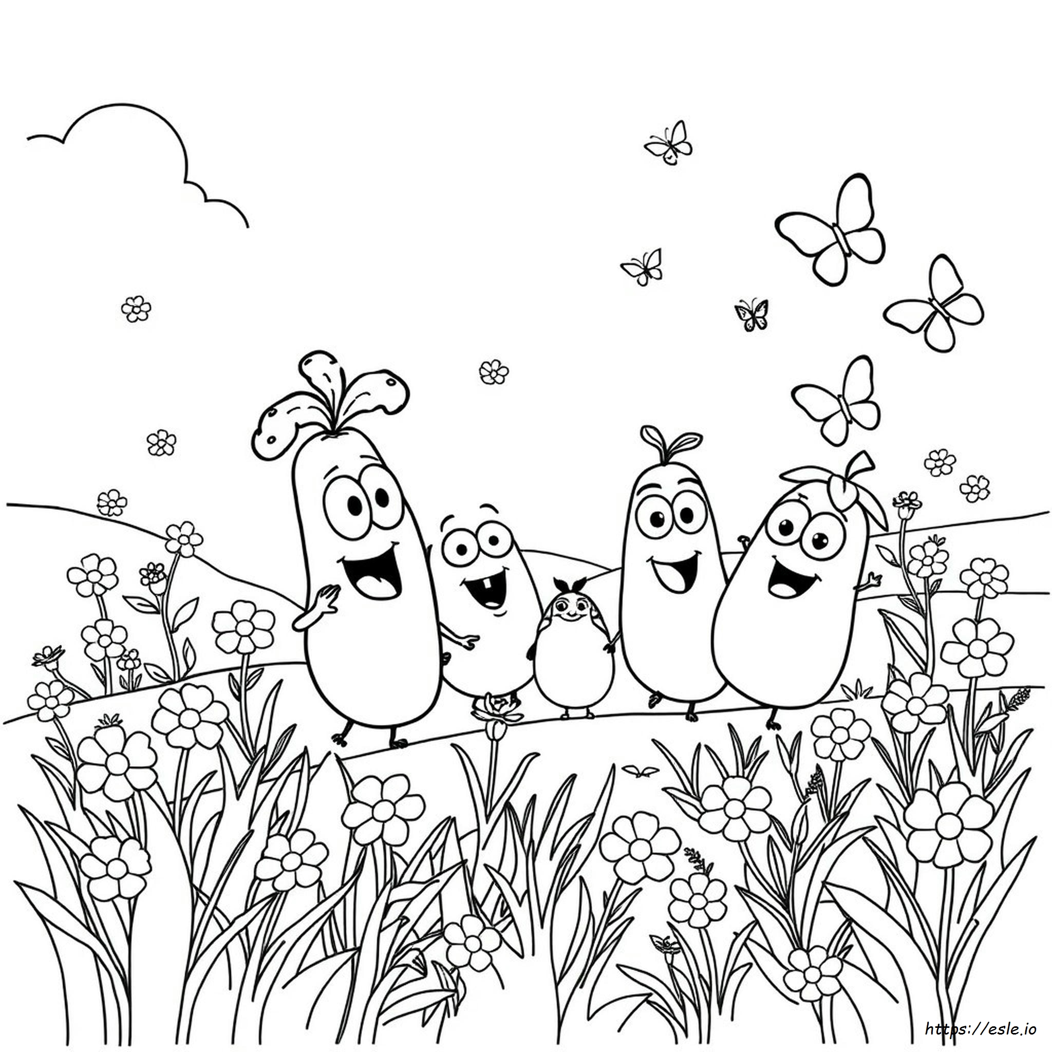 Veggie Tale Coloring Pages Free