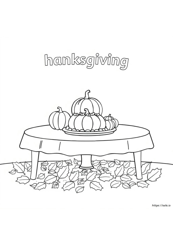 Thanksgiving Aku Mata-Mata Gambar Mewarnai