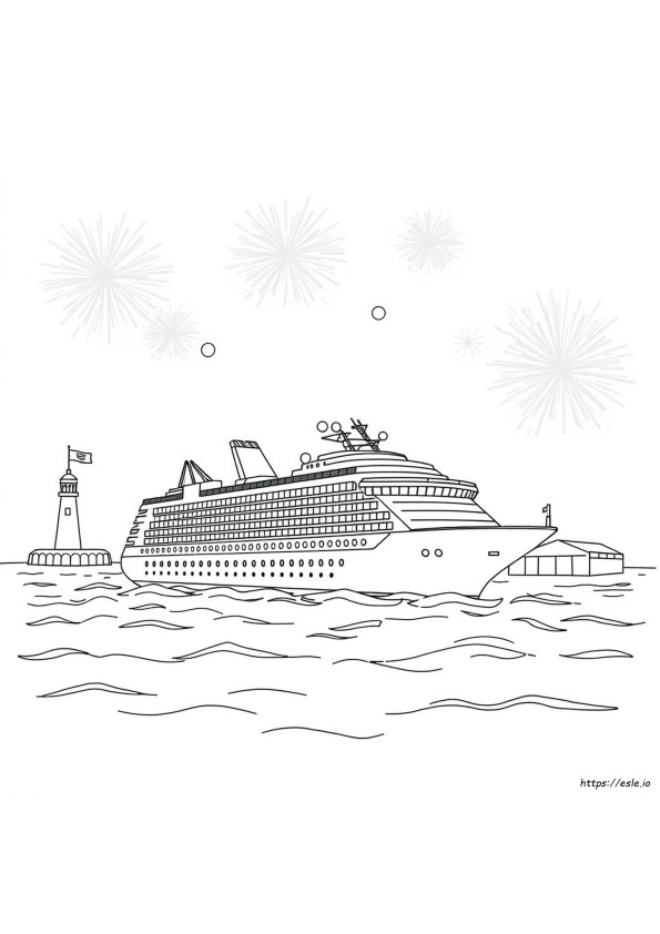 Carnival Cruise Kleurplaten