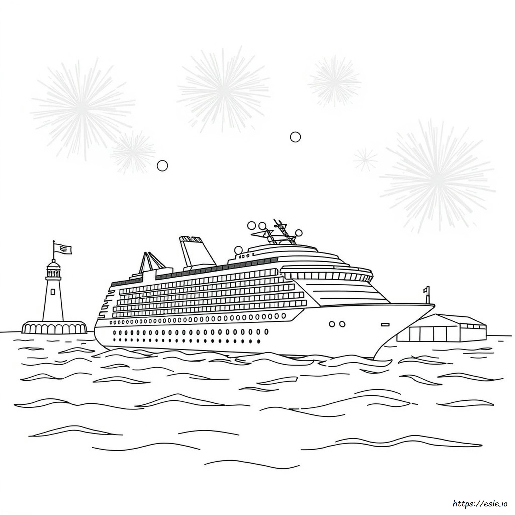Carnival Cruise Coloring Pages