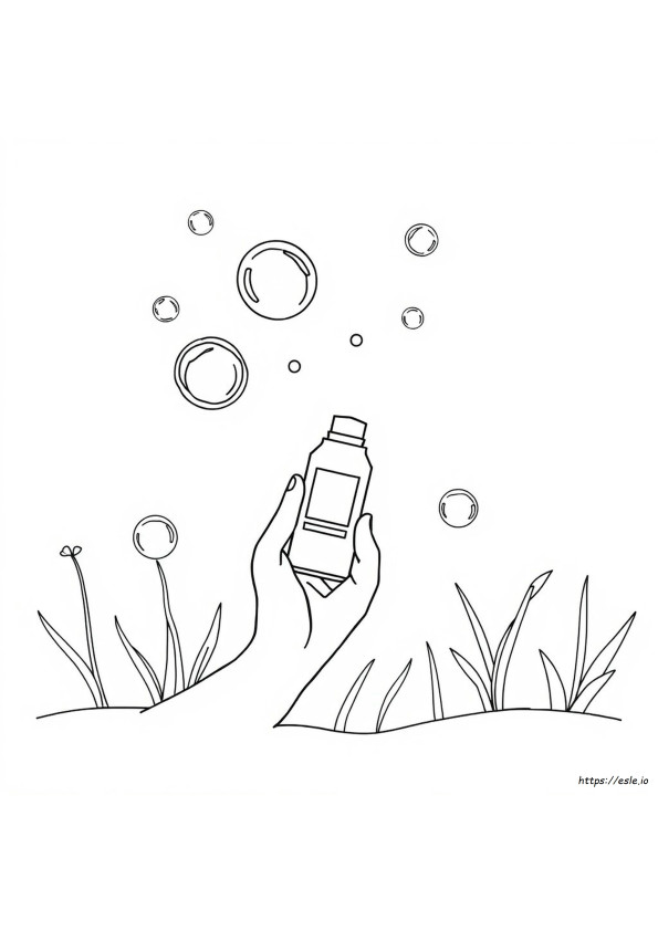 Bubble Skincare Gambar Mewarnai Dapat Dicetak Gratis