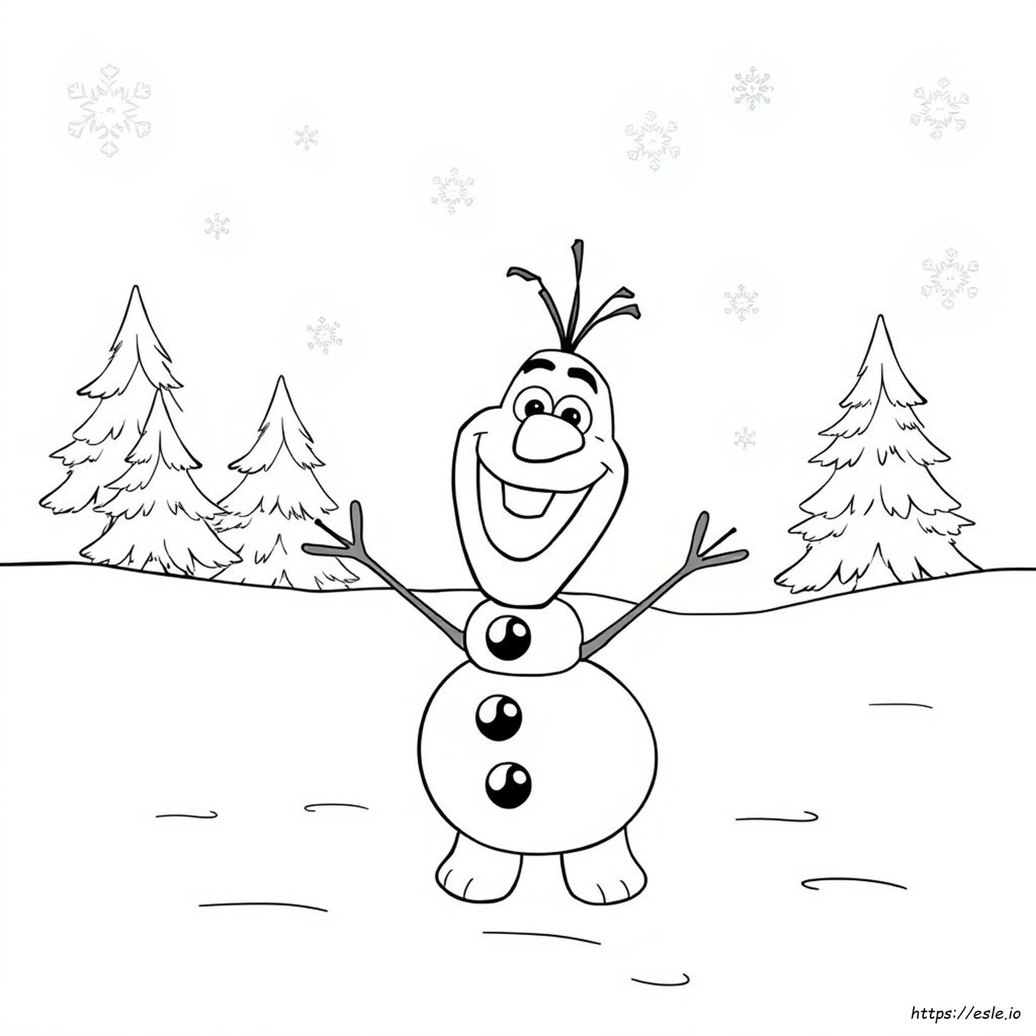 Olaf Coloring Pictures