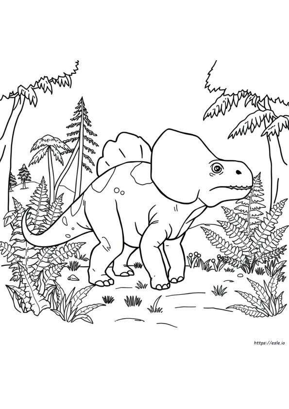 Euoplocephalus Gambar Mewarnai