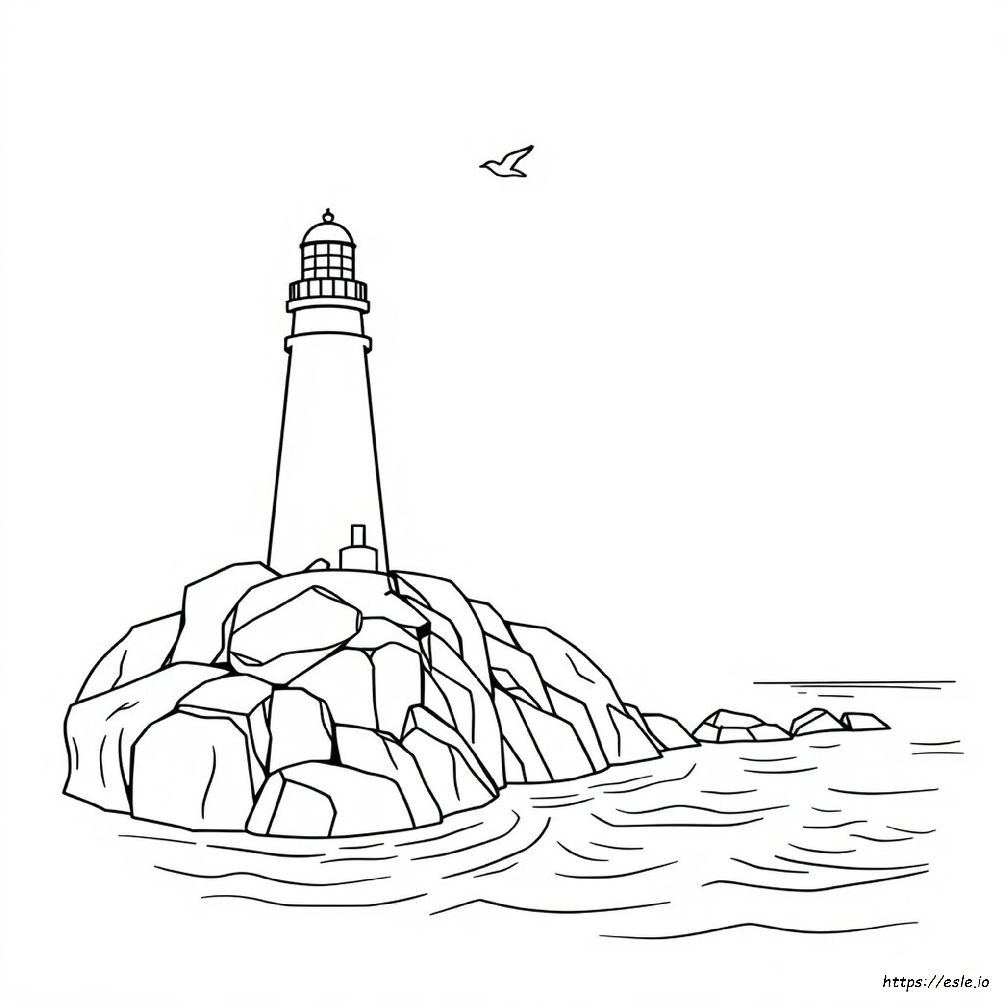 Free Printable Lighthouse Coloring Pages