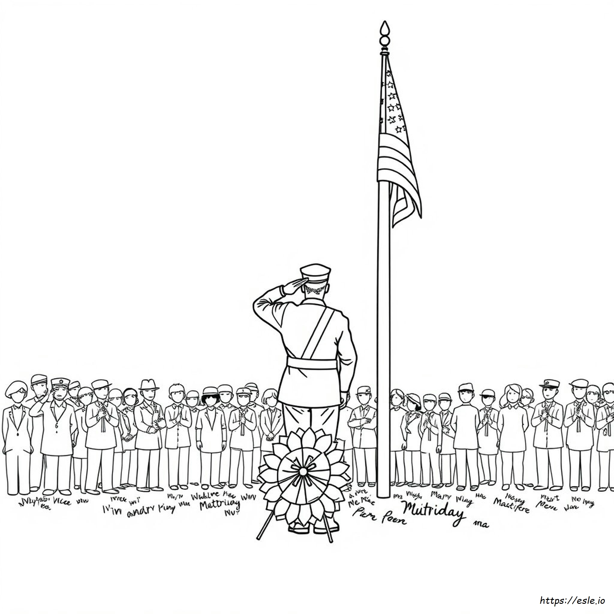 Veterans Day Coloring Book