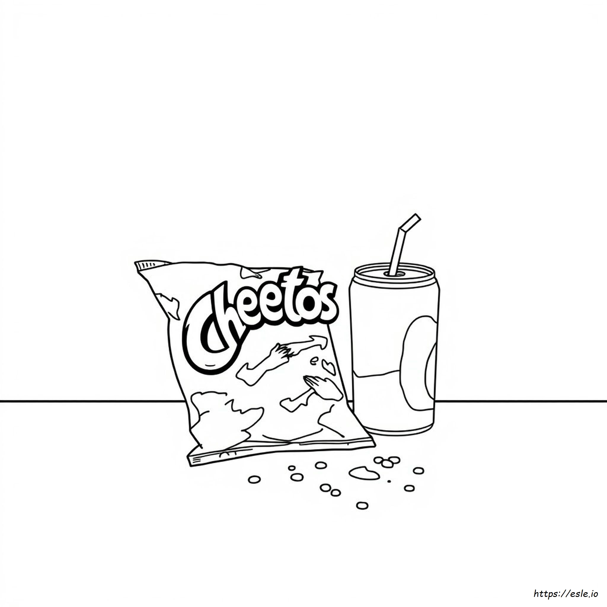 Hot Cheetos Ausmalbilder