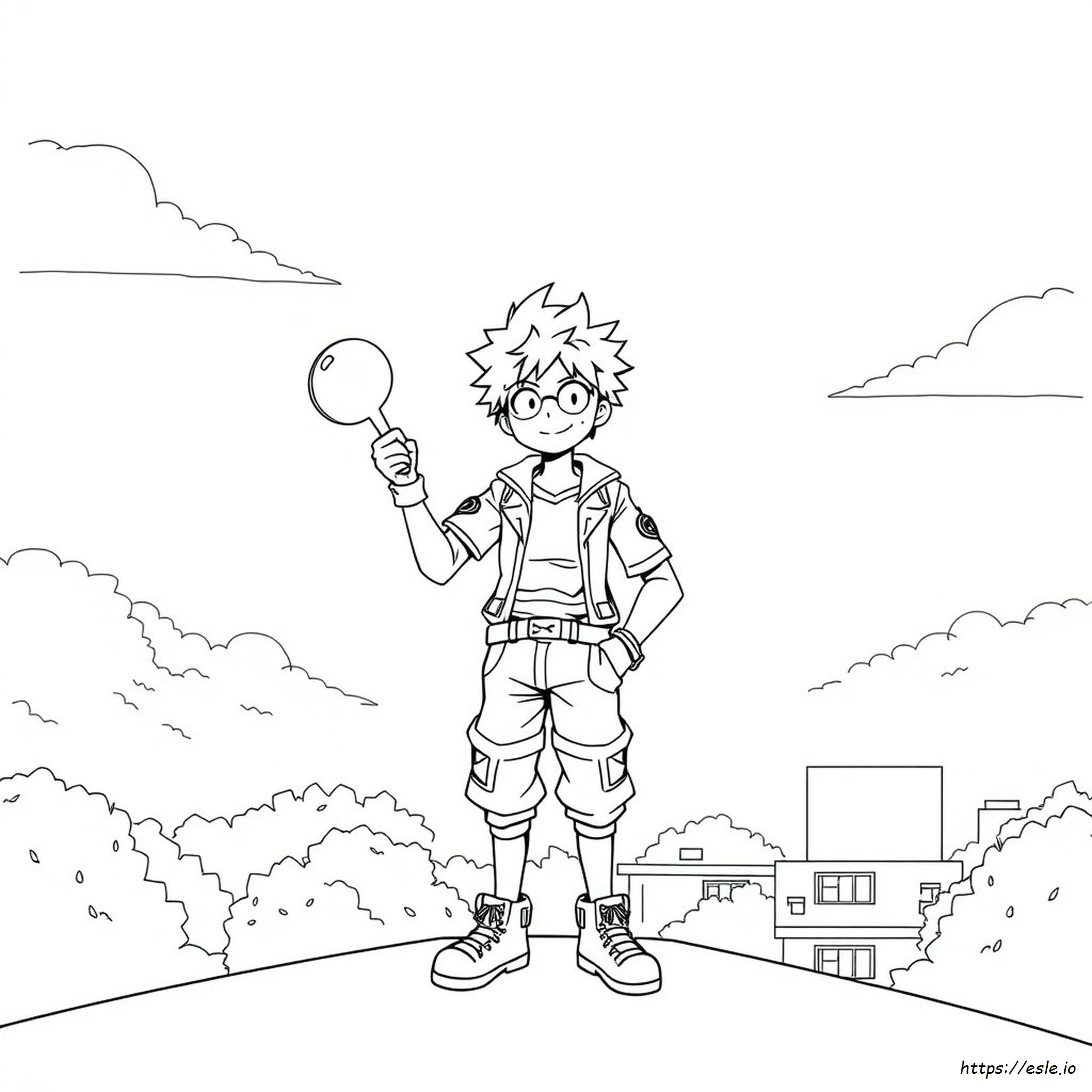 Coloriage Kirishima My Hero Academia