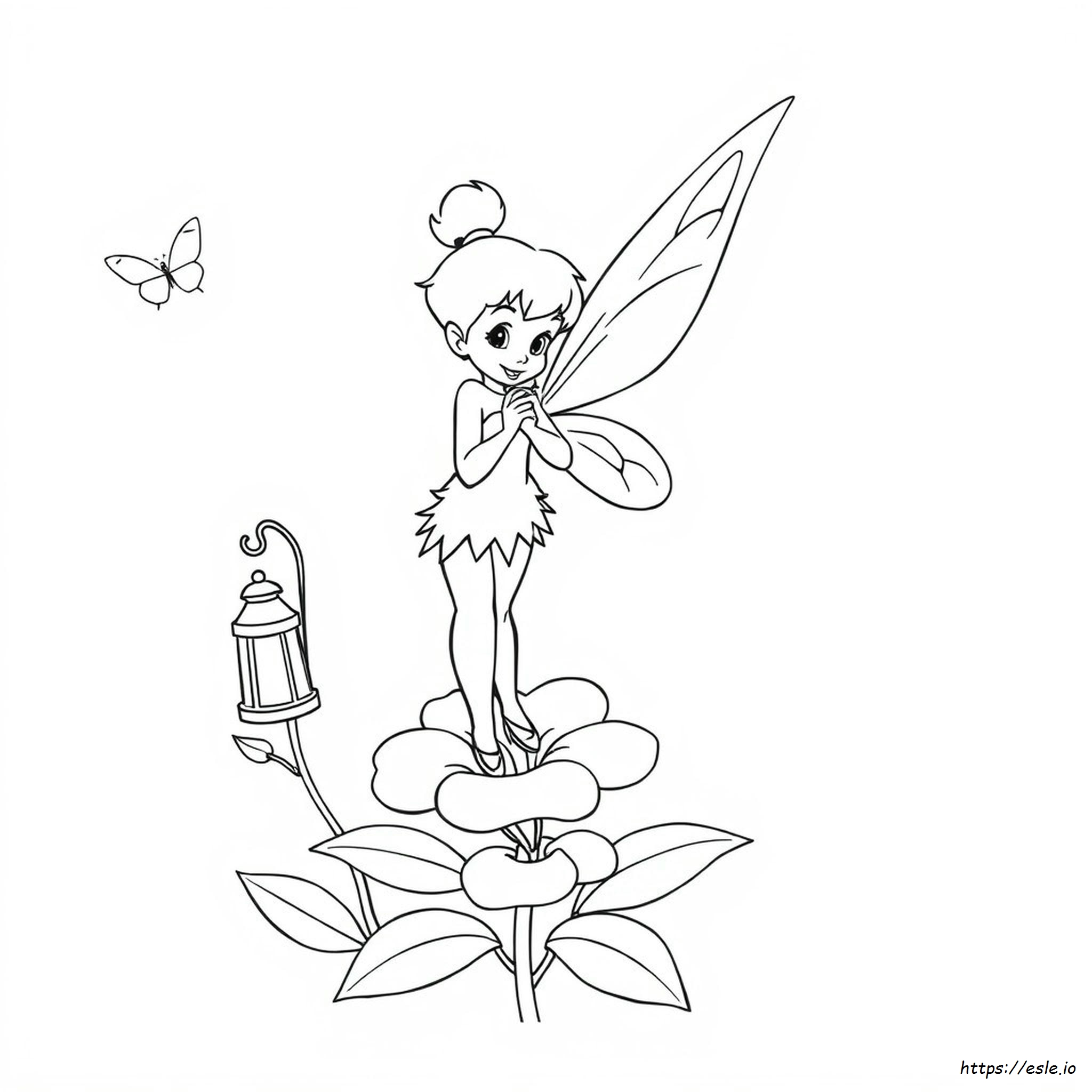 Colouring Pictures Of Tinkerbell