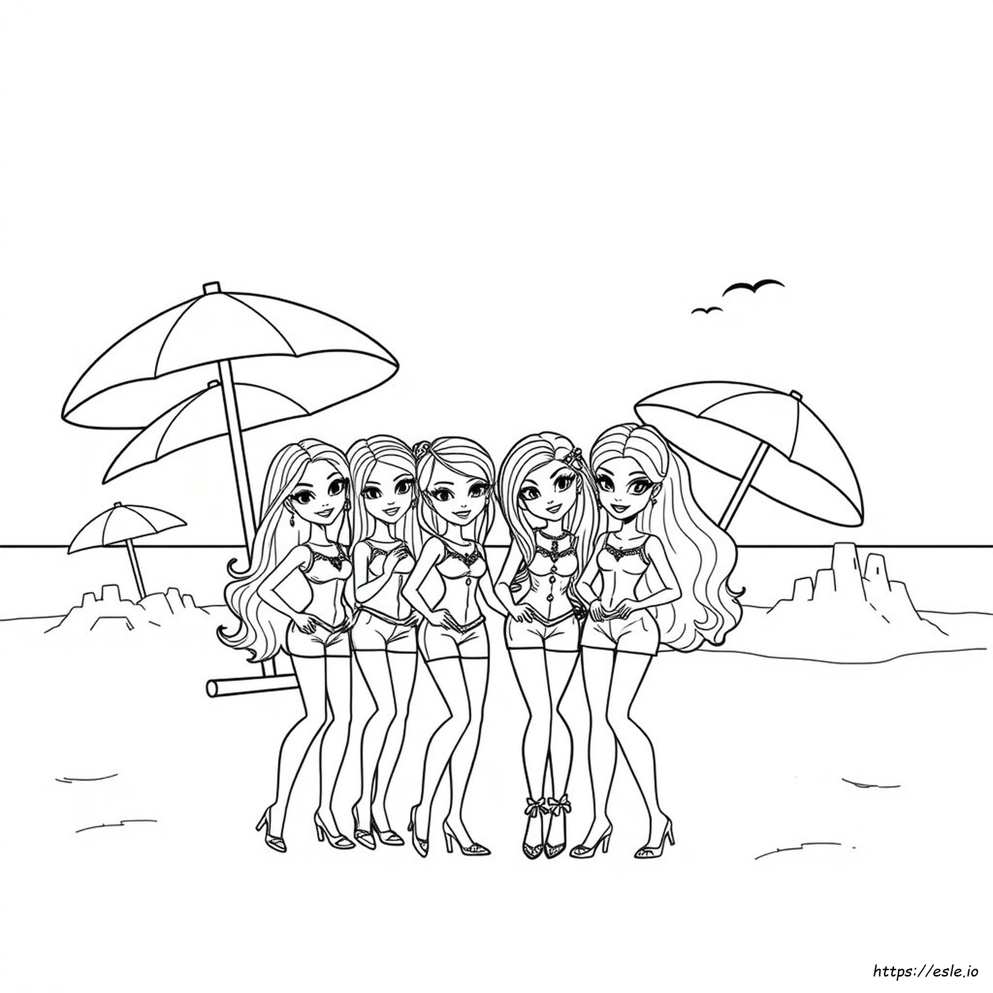 Free Bratz Coloring Pages To Print