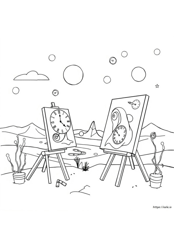 Dali Gambar Mewarnai