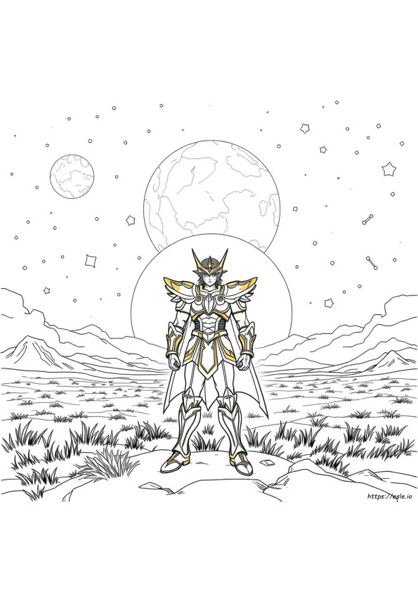 Saint Seiya Gambar Mewarnai