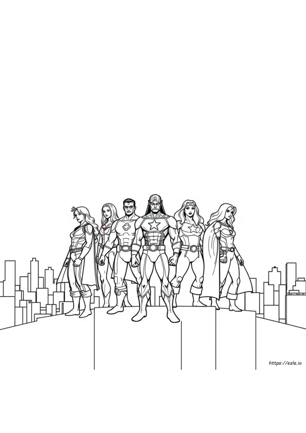 Avengers Uniti: Disegni Da Colorare