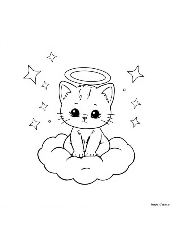 Coloring Pages Halo Kitty
