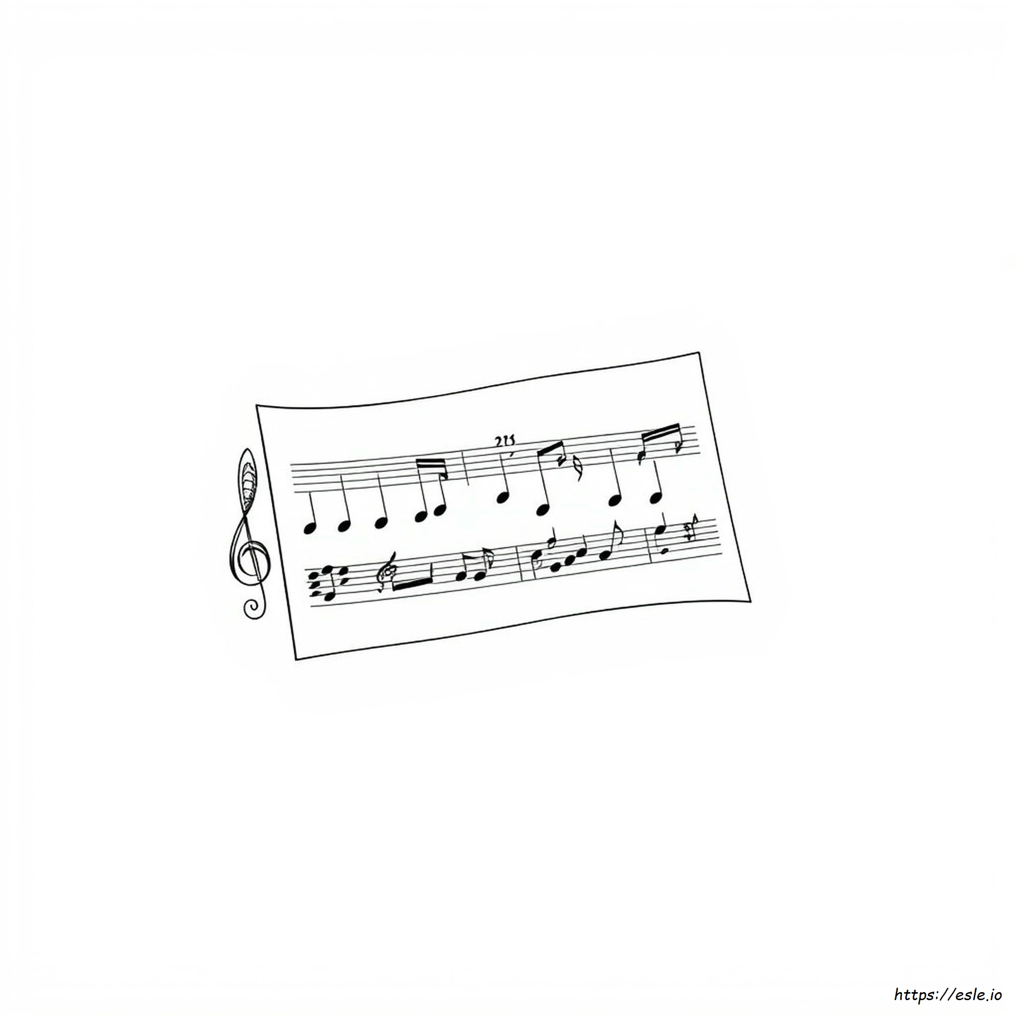 Disegni Di Musica Da Colorare