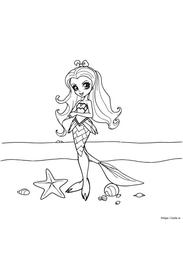 Lagoona Monster High Boyama Sayfaları
