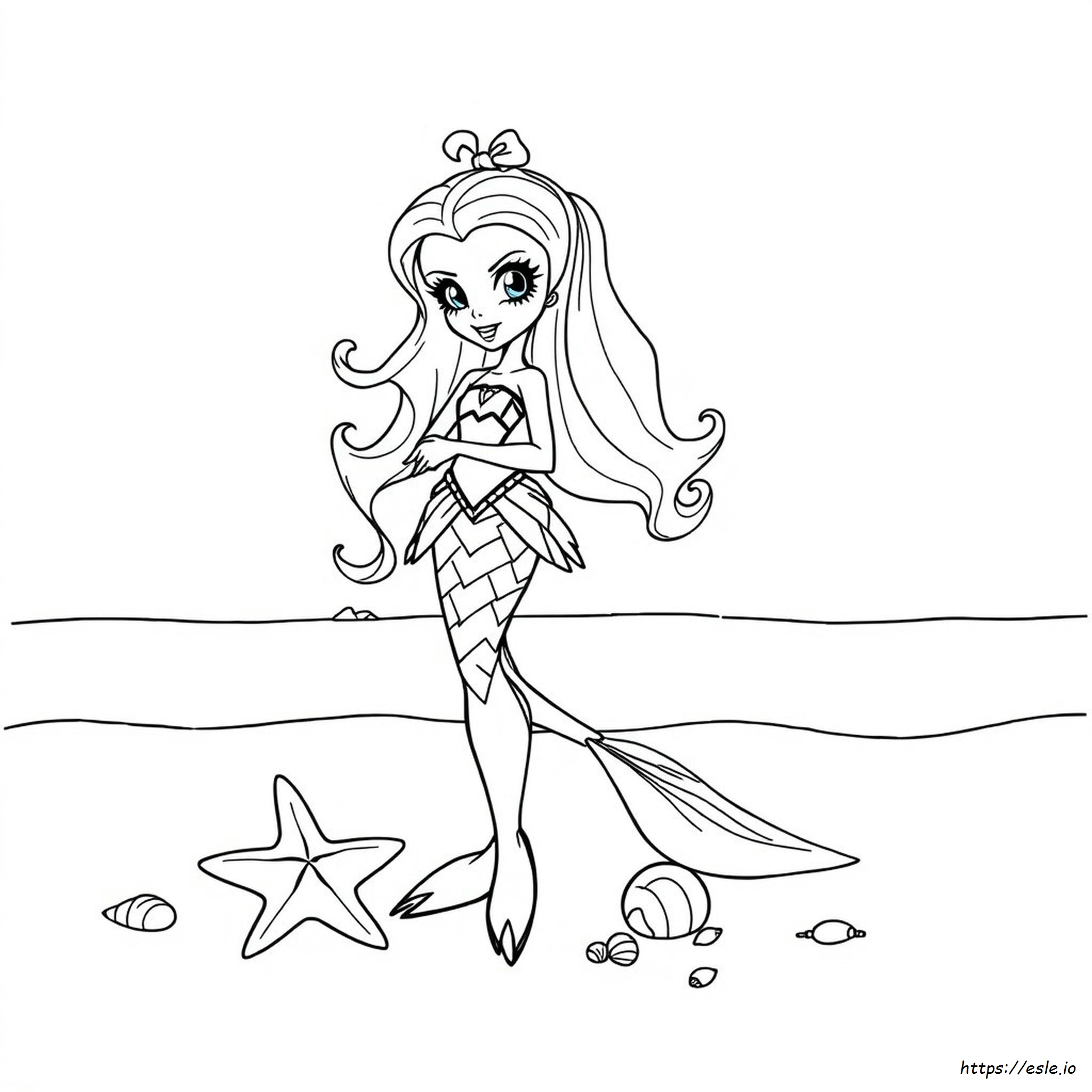 Lagoona Monster High Disegni Da Colorare