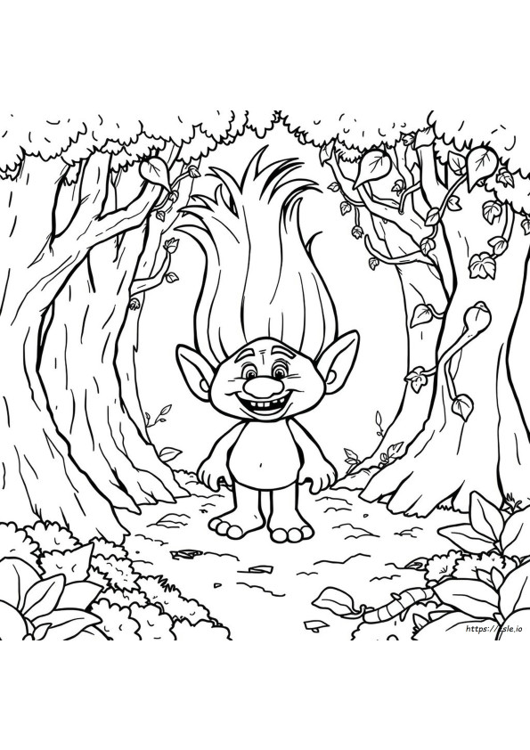 Trolls Gambar Mewarnai