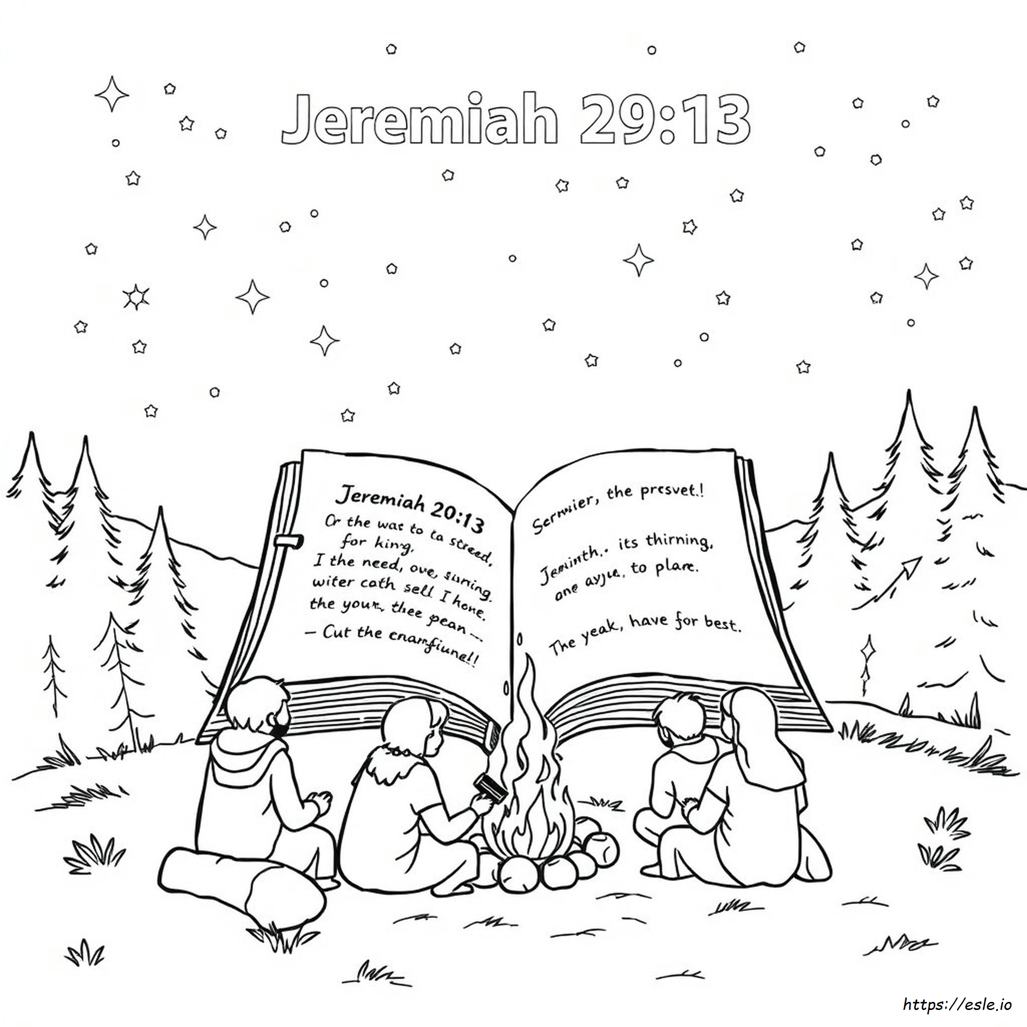 Geremia 29:13 Disegno Da Colorare