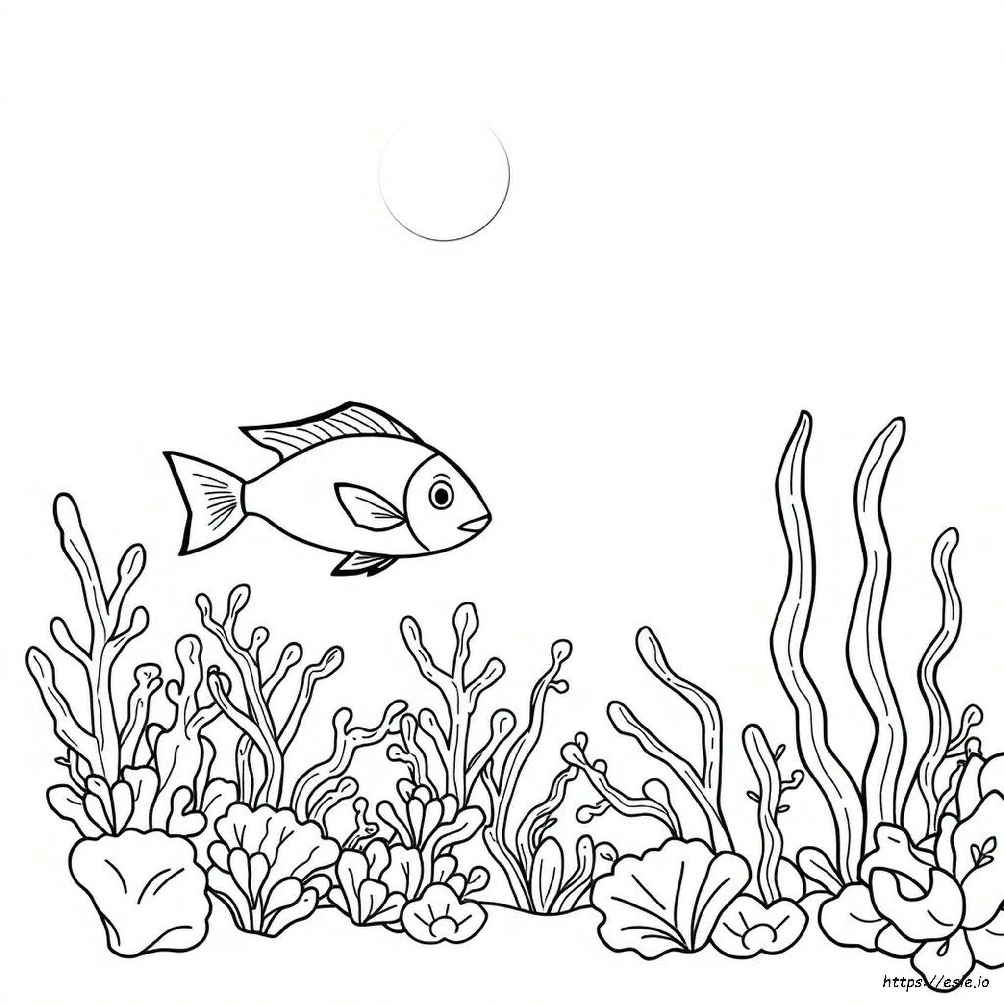 Under The Sea Colouring In Pages