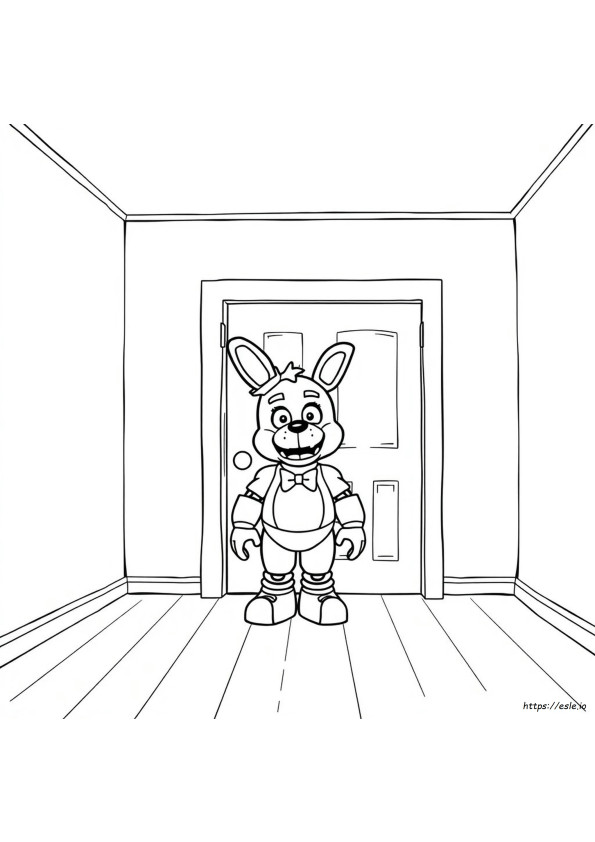 Bonnie Sevimli Fnaf Boyama Sayfaları