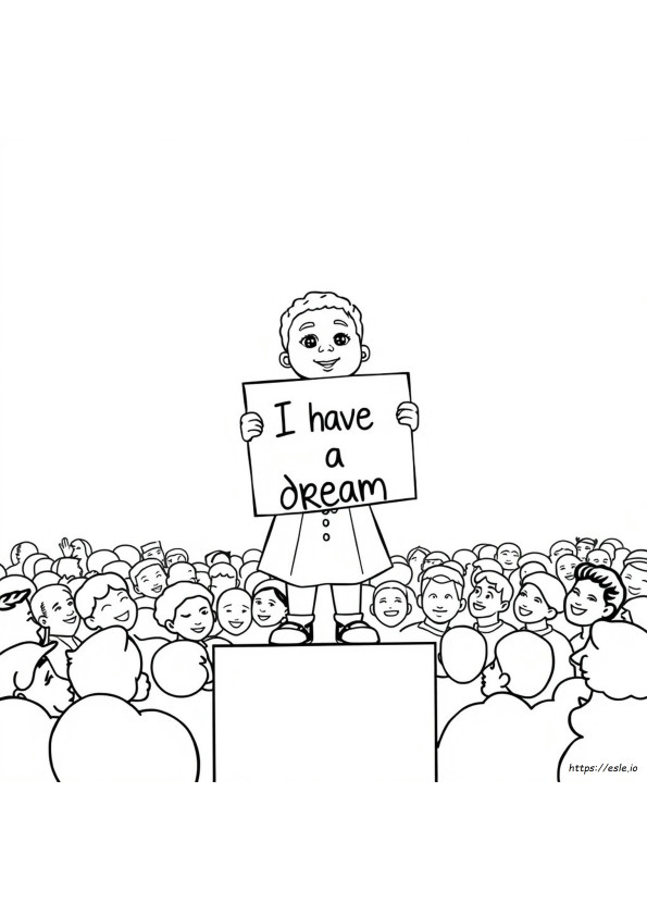 Martin Luther King Jr Day Coloring Pages